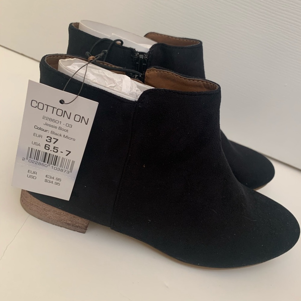 Cotton On Black Booties